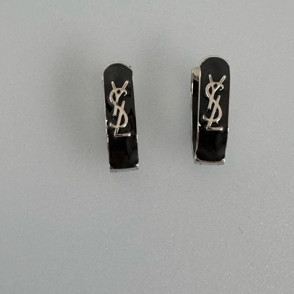 SAINT LAURENT Earrings Authentic 100% - Picture 9 of 12